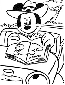 mickey mouse coloring pages - page 48