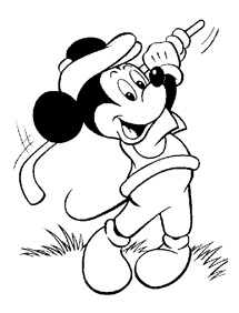 mickey mouse coloring pages - page 5