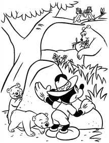 mickey mouse coloring pages - page 53