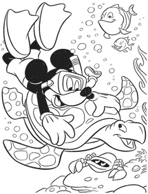 mickey mouse coloring pages - page 58