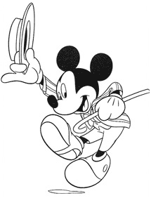 mickey mouse coloring pages - page 61