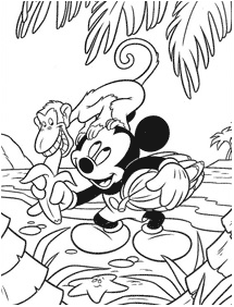 mickey mouse coloring pages - page 69