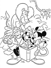 mickey mouse coloring pages - page 73