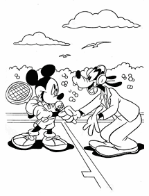 mickey mouse coloring pages - page 74