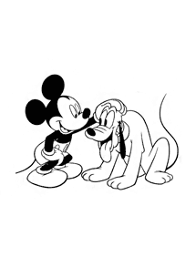 mickey mouse coloring pages - page 77