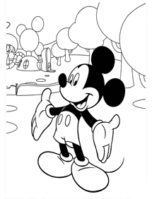 mickey mouse coloring pages - page 83
