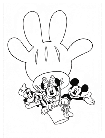 mickey mouse coloring pages - page 84
