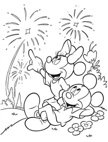 mickey mouse coloring pages - page 86