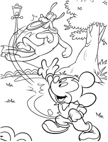 mickey mouse coloring pages - page 87