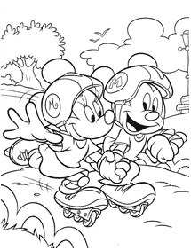 mickey mouse coloring pages - page 88