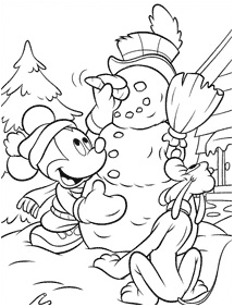 mickey mouse coloring pages - page 89