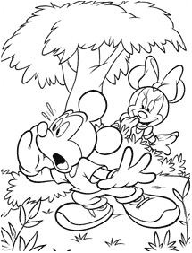 mickey mouse coloring pages - page 91