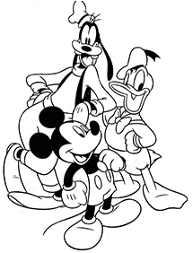 mickey mouse coloring pages - page 96