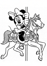 minnie mouse coloring pages - page 13