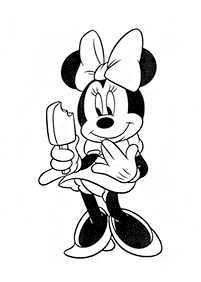 minnie mouse coloring pages - page 14