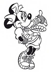 minnie mouse coloring pages - page 15