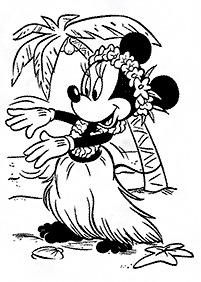 minnie mouse coloring pages - page 17
