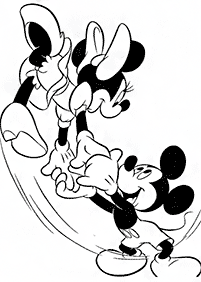 minnie mouse coloring pages - page 30