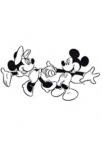 minnie mouse coloring pages - page 31