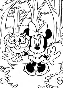 minnie mouse coloring pages - page 38