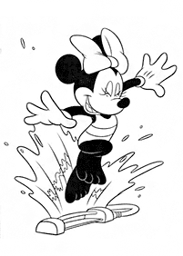 minnie mouse coloring pages - page 42