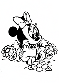 minnie mouse coloring pages - page 45