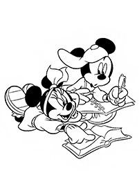 minnie mouse coloring pages - page 47