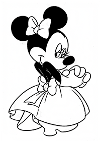 minnie mouse coloring pages - page 48