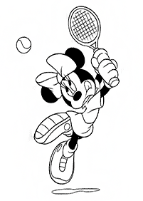 minnie mouse coloring pages - page 51