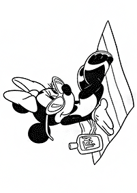 minnie mouse coloring pages - page 53