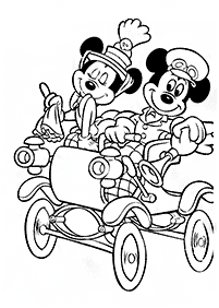 Minnie Mouse - Printable Coloring Pages