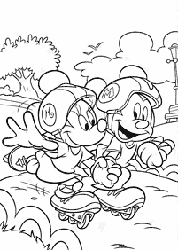 minnie mouse coloring pages - page 61