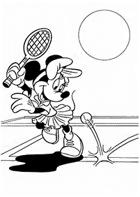minnie mouse coloring pages - page 63