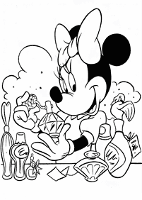 minnie mouse coloring pages - page 66