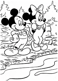 minnie mouse coloring pages - page 68