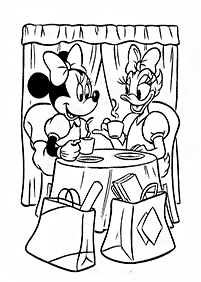 minnie mouse coloring pages - page 7