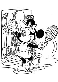 minnie mouse coloring pages - page 70
