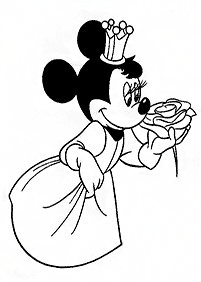 minnie mouse coloring pages - page 73