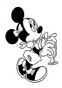 minnie mouse coloring pages - page 77