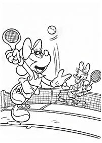 minnie mouse coloring pages - page 79