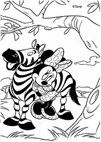 minnie mouse coloring pages - page 81