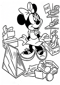 minnie mouse coloring pages - page 82