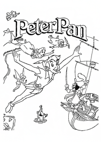 peter pan coloring pages - page 1