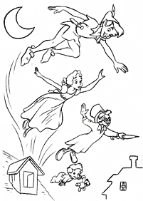 peter pan coloring pages - page 11