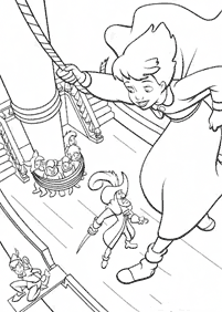 peter pan coloring pages - page 112