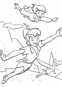 peter pan coloring pages - page 116