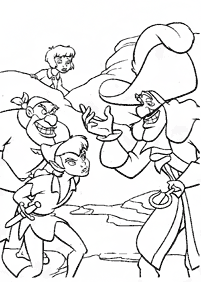 peter pan coloring pages - page 119