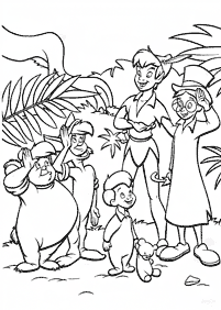 peter pan coloring pages - page 18