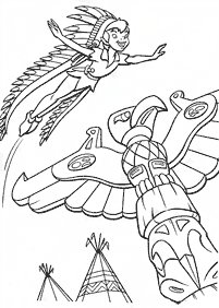 peter pan coloring pages - page 30