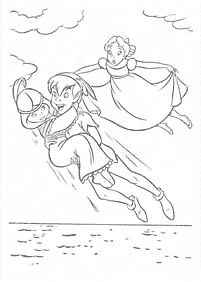 peter pan coloring pages - page 40